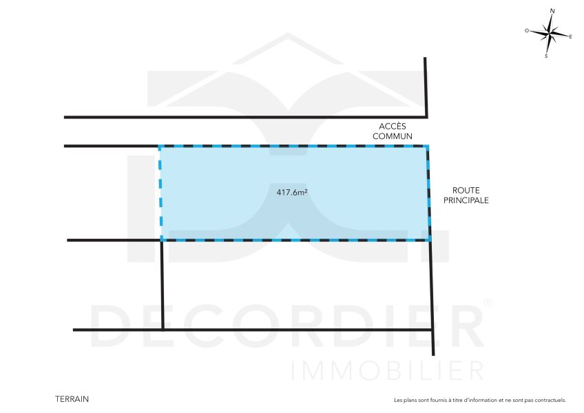 Roches Brunes Terrain 417.6&nbsp;m² Vente