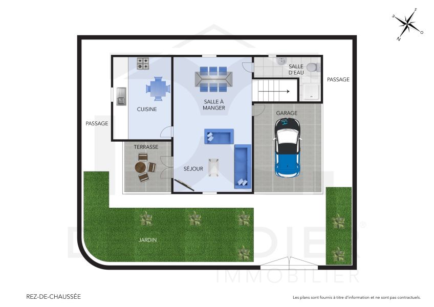 Trou aux Biches Maison 4&nbsp;pièces 100&nbsp;m² Location