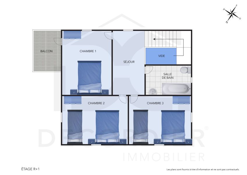 Trou aux Biches Maison 4&nbsp;pièces 100&nbsp;m² Location