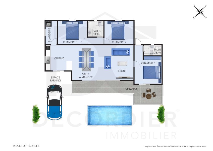 Grand Baie Maison 4&nbsp;pièces 110&nbsp;m² Vente