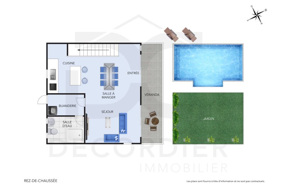 Pointe aux Canonniers House 5&nbsp;rooms 185&nbsp;m² Rental