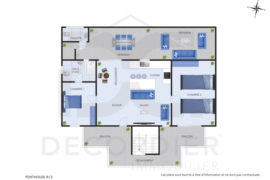 Pereybere Penthouse 3&nbsp;rooms 79&nbsp;m² Sale