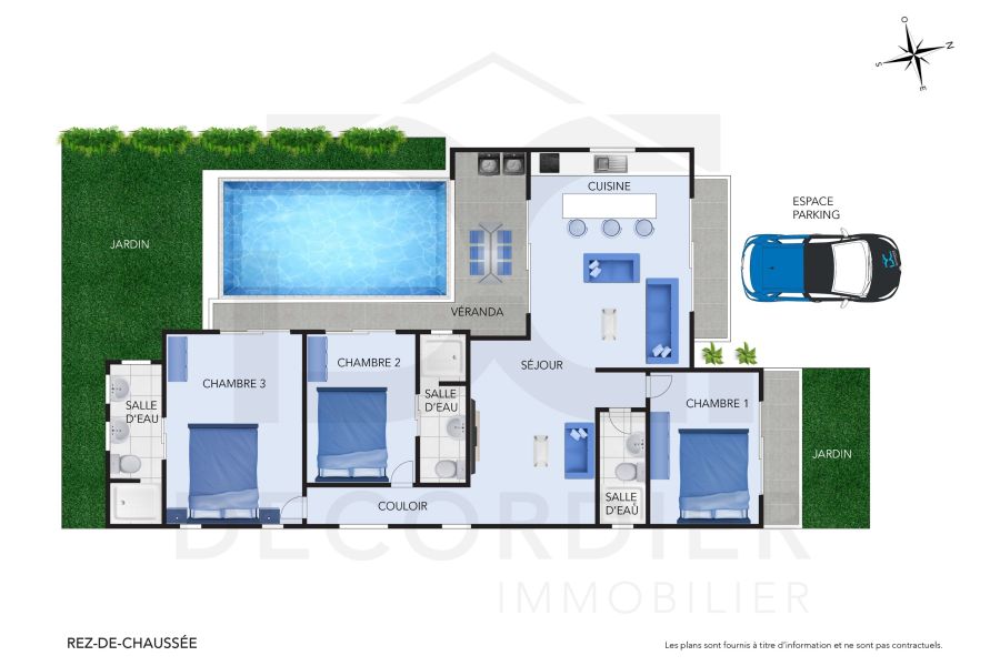 Petit Raffray House 4&nbsp;rooms 203&nbsp;m² Rental