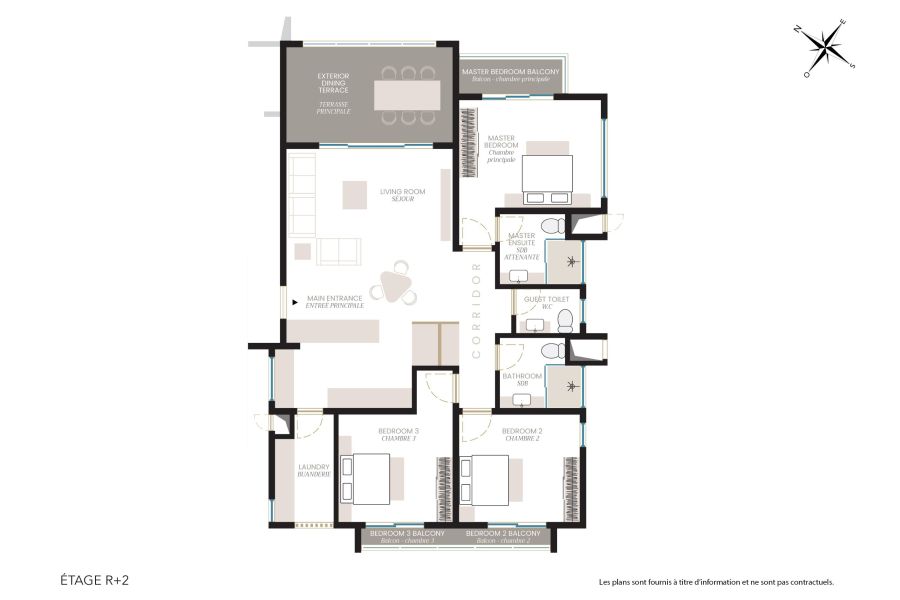 Grand Gaube Penthouse 5&nbsp;pièces 146&nbsp;m² Vente