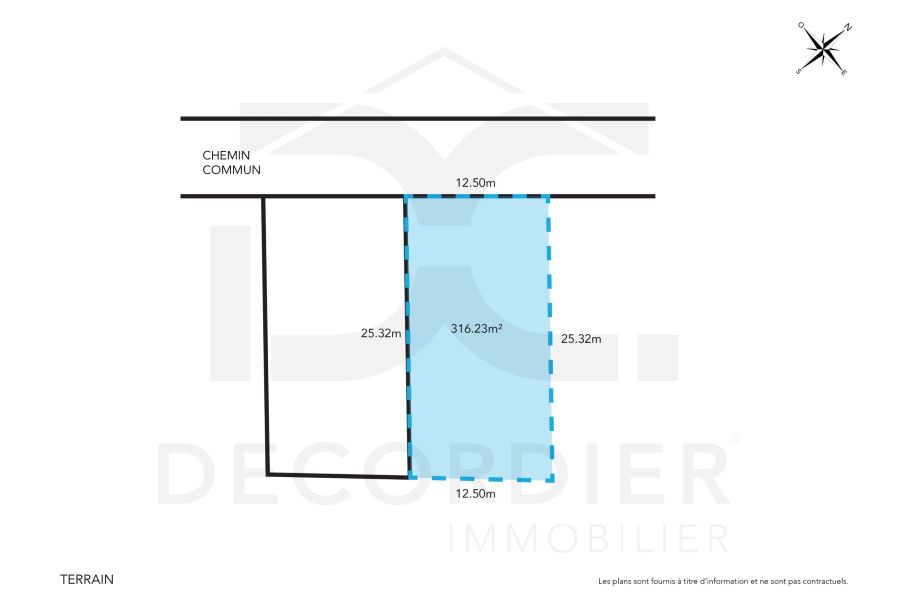 Petit Raffray Land 316&nbsp;m² Sale