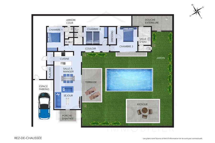 Grand Baie Maison 4&nbsp;pièces 147&nbsp;m² Vente