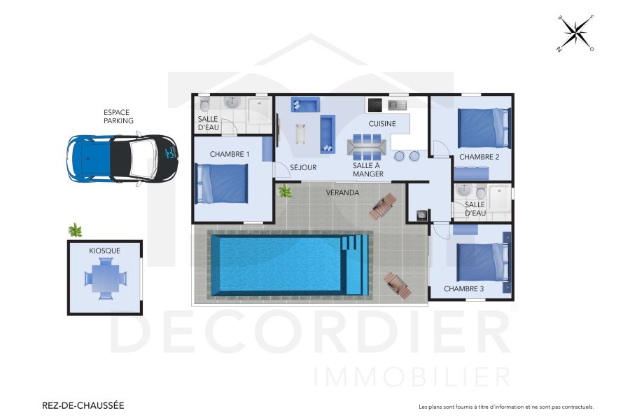 Grand Gaube House 4&nbsp;rooms 90&nbsp;m² Rental