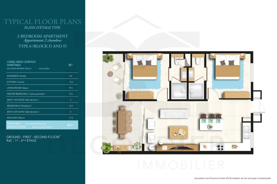 Pereybere Penthouse 3&nbsp;pièces 148&nbsp;m² Vente