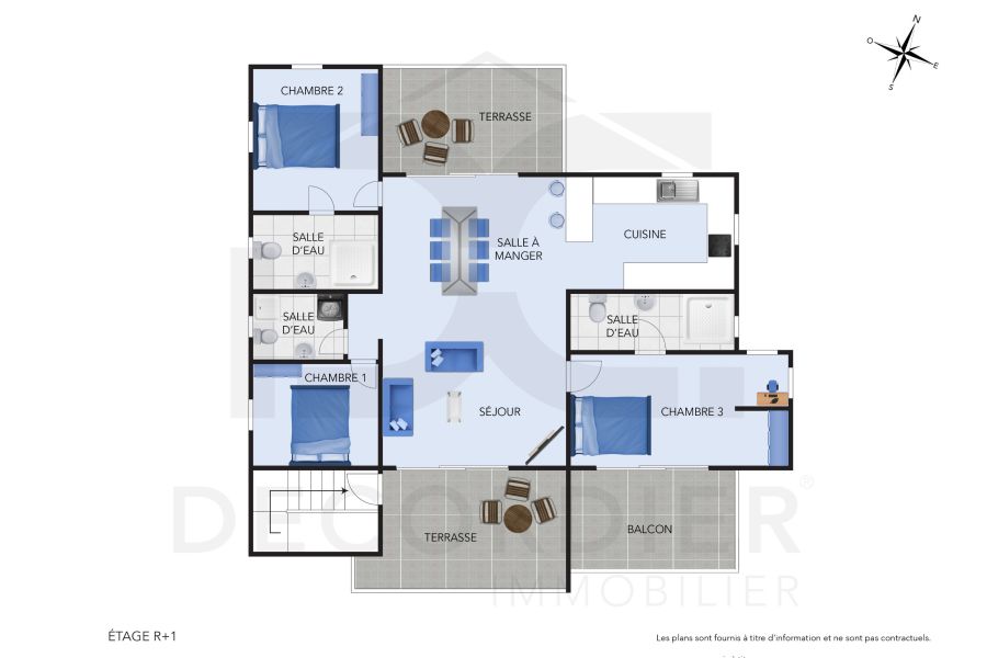 Grand Baie Apartment 4&nbsp;rooms 216&nbsp;m² Rental