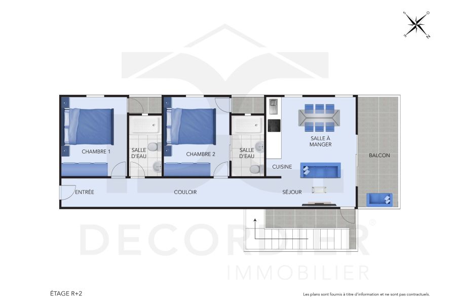 Pereybere Appartement 3&nbsp;pièces 85&nbsp;m² Location