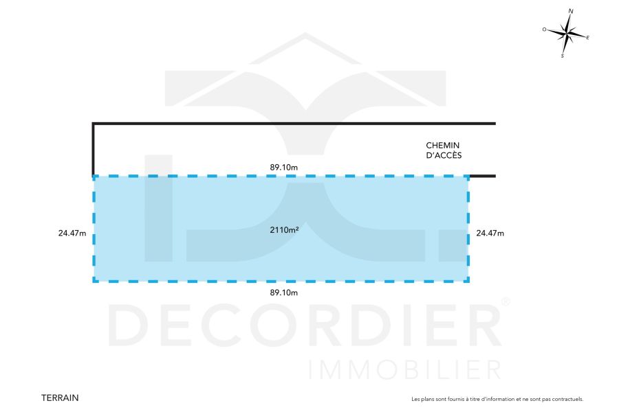 Crève Coeur Terrain 2110&nbsp;m² Vente