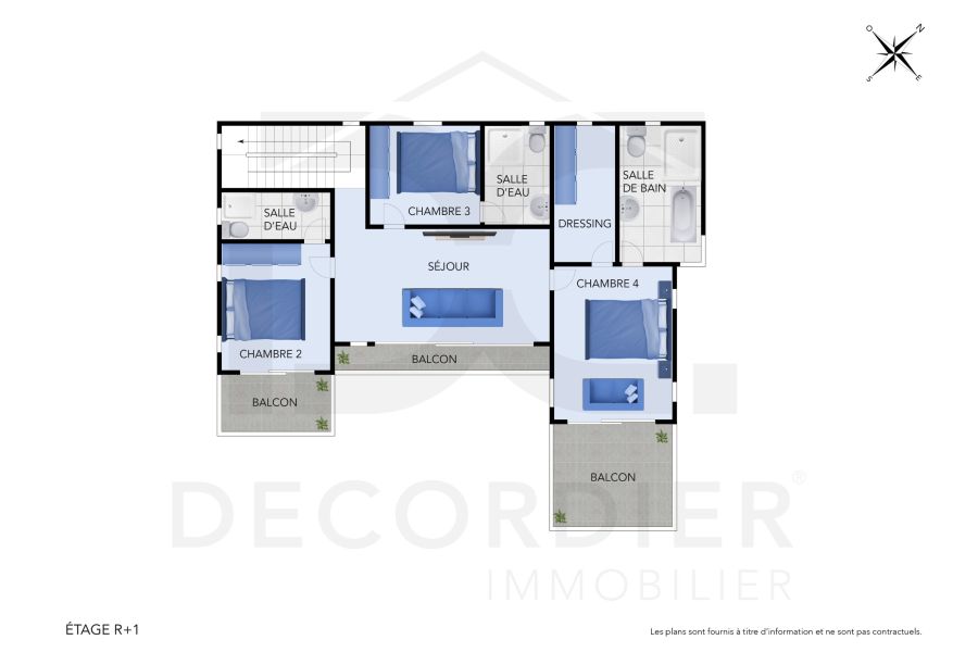 Mont Choisy Maison 6&nbsp;pièces 343&nbsp;m² Location