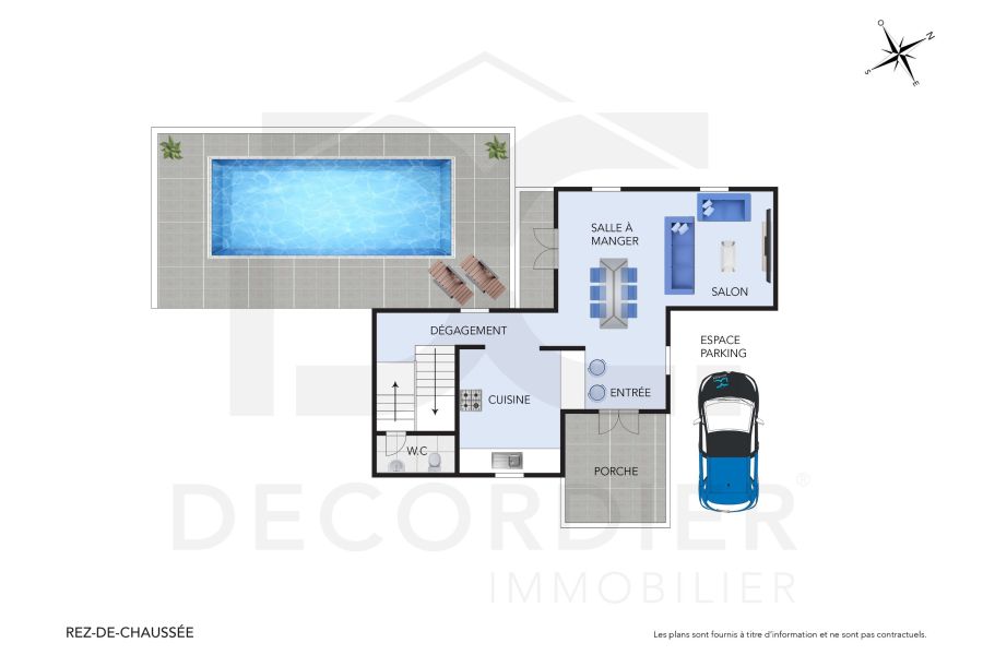 Trou aux Biches Maison 3&nbsp;pièces 107&nbsp;m² Location