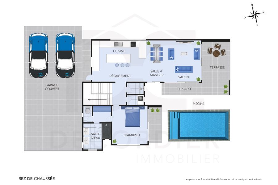 Trou aux Biches Maison 5&nbsp;pièces 243&nbsp;m² Location