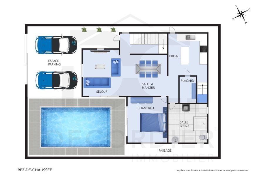 Mont Choisy Maison 6&nbsp;pièces 177&nbsp;m² Location