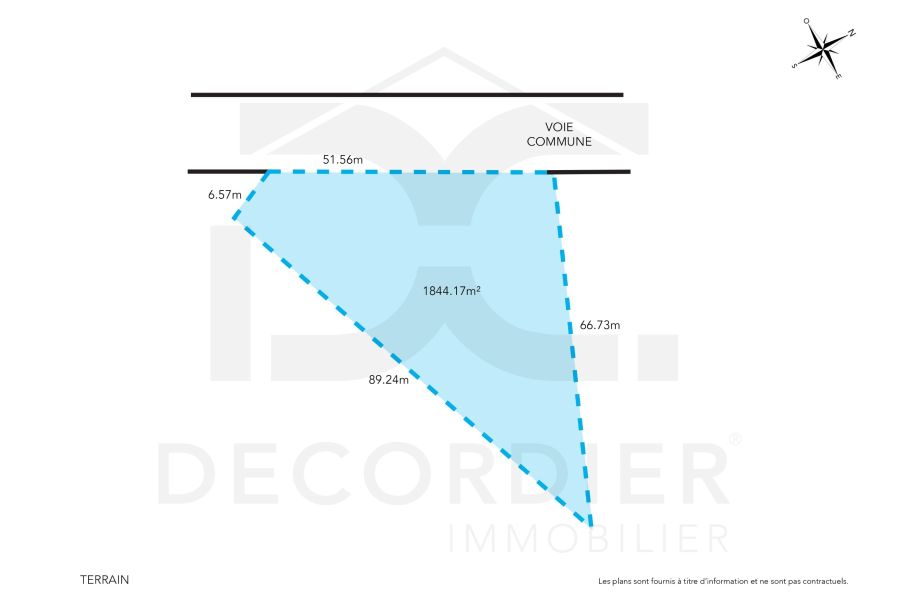 Grand Gaube Terrain 1844&nbsp;m² Vente