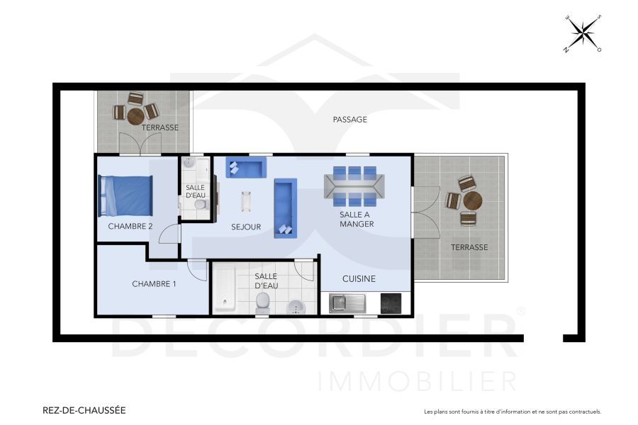 Pereybere Appartement 3&nbsp;pièces 60&nbsp;m² Location