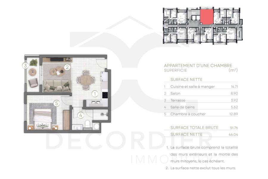 Quatre Bornes Apartment 3&nbsp;rooms 92&nbsp;m² Sale