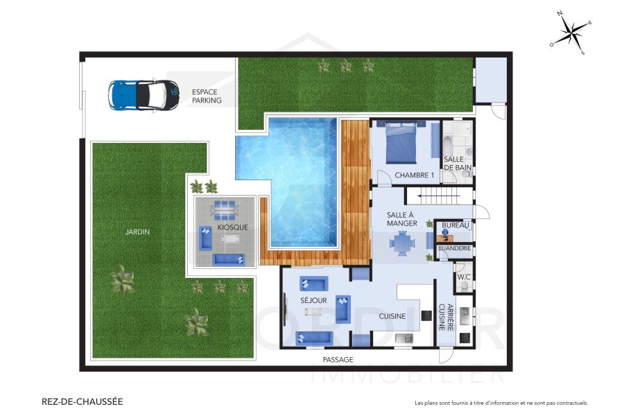 Saint François Maison 8&nbsp;pièces 230&nbsp;m² Location