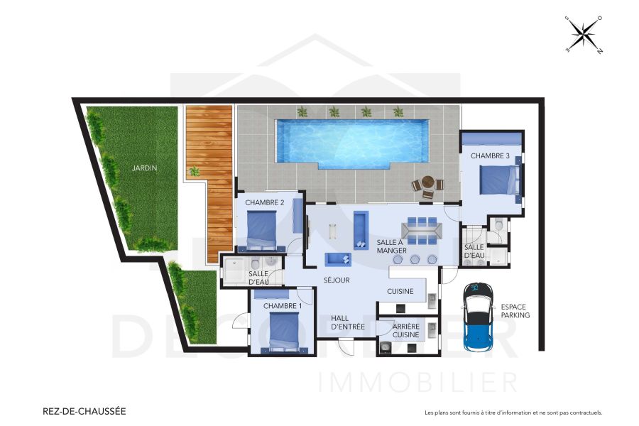 Pereybere Maison 4&nbsp;pièces 180&nbsp;m² Location