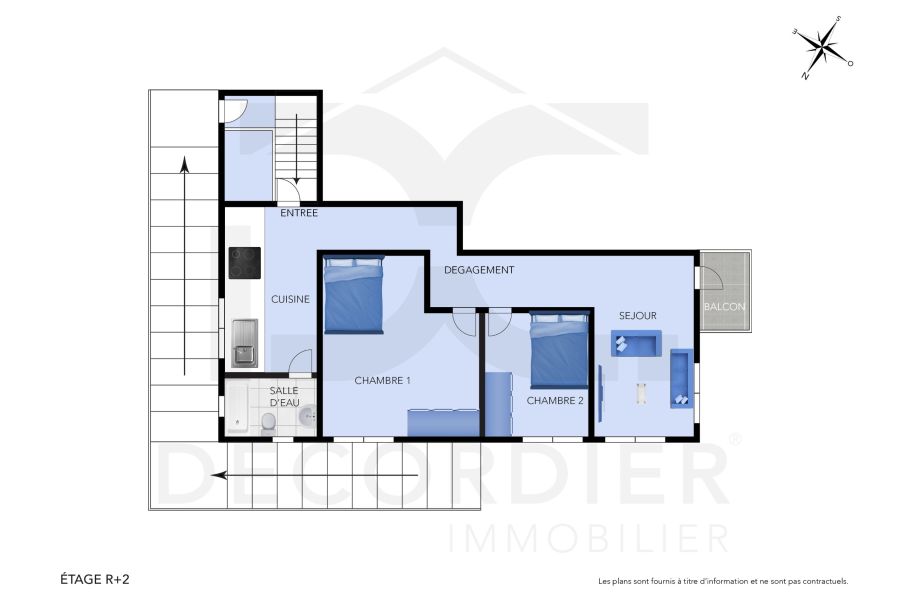 Pereybere Appartement 3&nbsp;pièces 45&nbsp;m² Location