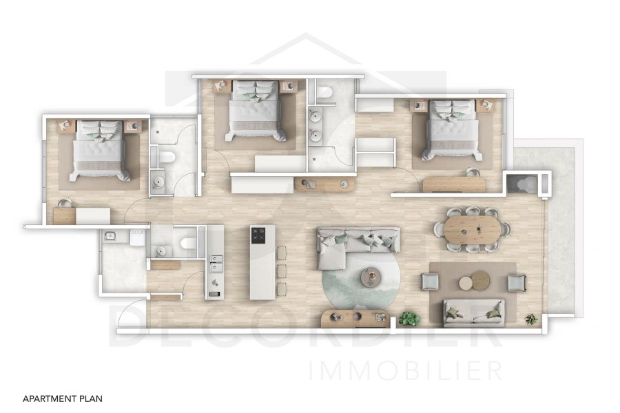 Moka Appartement 4&nbsp;pièces 135&nbsp;m² Vente