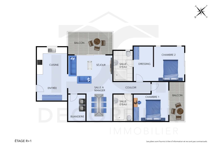 Pereybere Appartement 5&nbsp;pièces 131&nbsp;m² Location