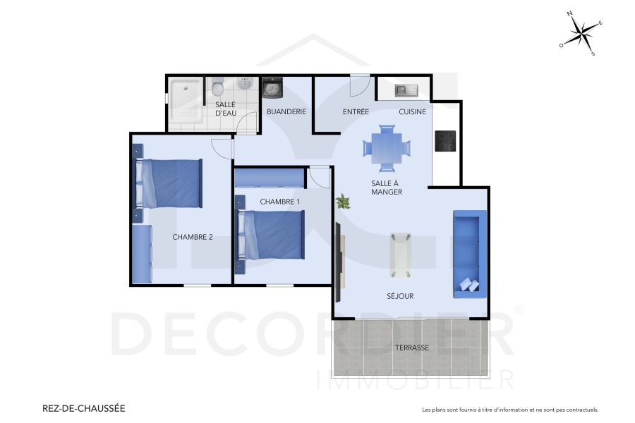 Beau Plan Appartement 3&nbsp;pièces 72&nbsp;m² Location