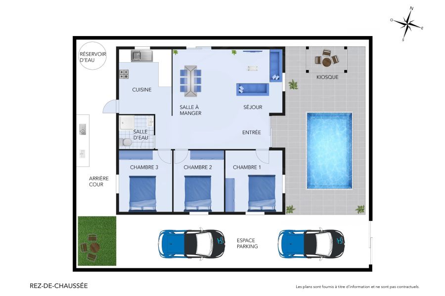 Grand Baie Maison 5&nbsp;pièces 90&nbsp;m² Location