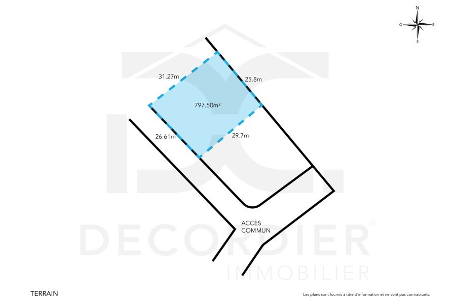 Pereybere Terrain 797&nbsp;m² Vente