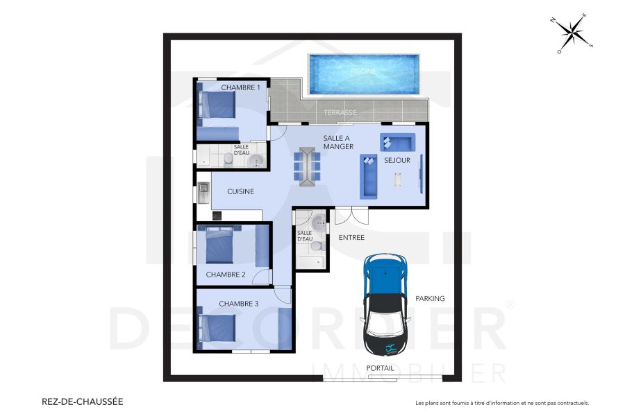 Grand Baie Maison 4&nbsp;pièces 113&nbsp;m² Vente