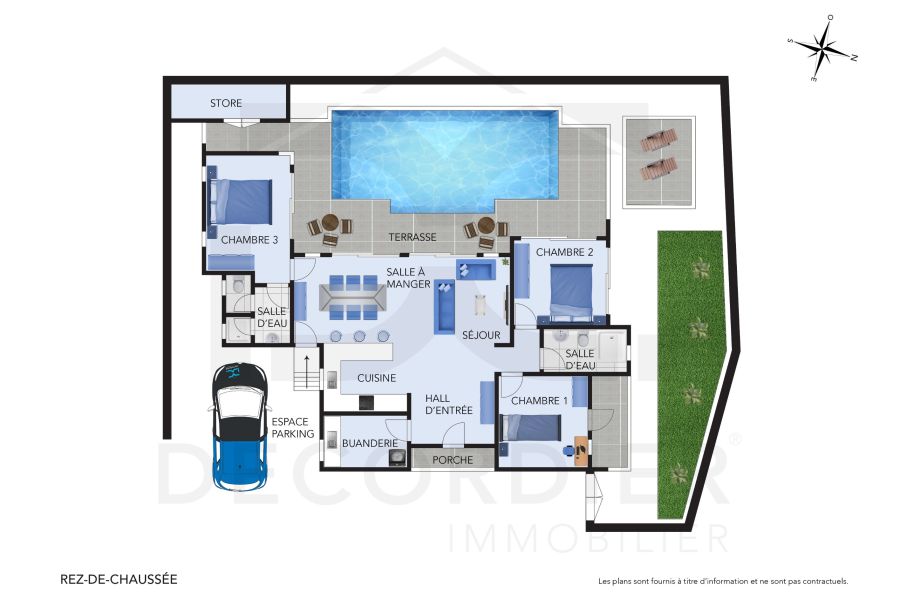 Grand Baie House 4&nbsp;rooms 136&nbsp;m² Rental
