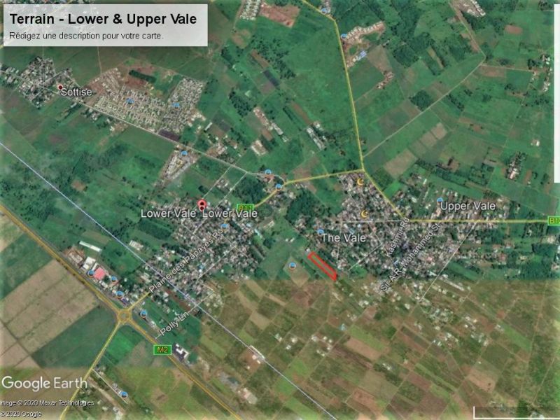 The Vale Terrain 4220&nbsp;m² Vente