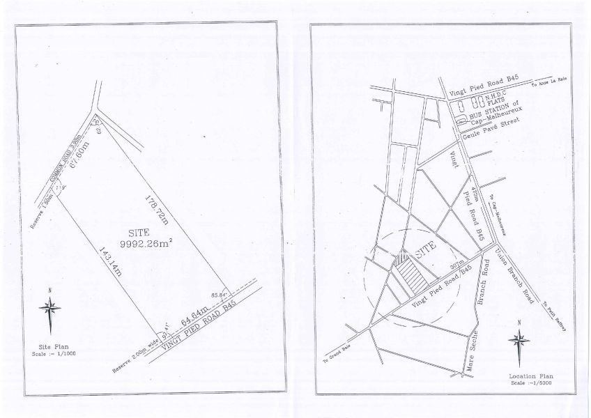 Grand Baie Terrain 9992.26&nbsp;m² Vente