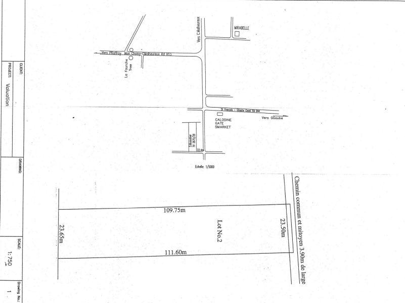 Calodyne Terrain 2580&nbsp;m² Vente