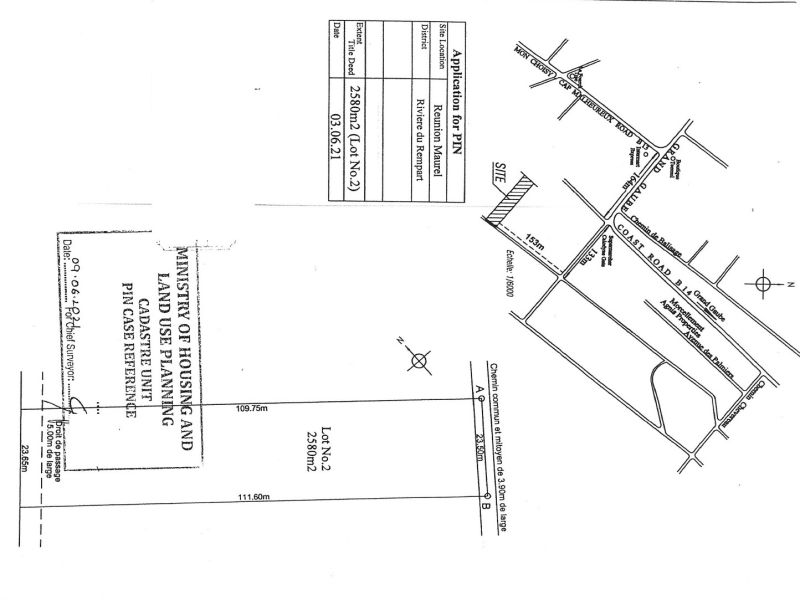 Calodyne Terrain 2580&nbsp;m² Vente