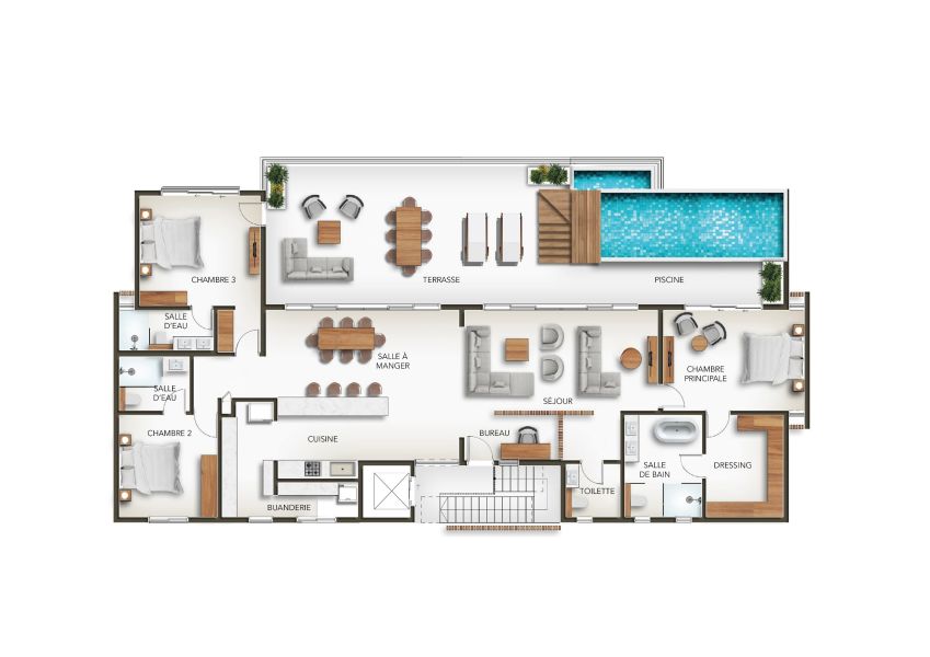 Pointe aux Piments Penthouse 4&nbsp;rooms 335&nbsp;m² Sale