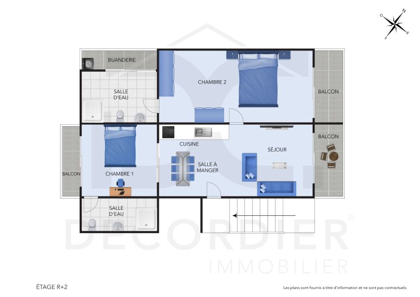 Mont Choisy Appartement 3&nbsp;pièces 102&nbsp;m² Vente