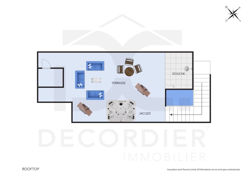 Pereybere Penthouse 3&nbsp;rooms 85.35&nbsp;m² Rental
