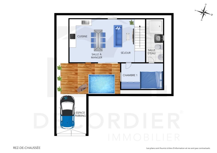 Trou aux Biches Maison 5&nbsp;pièces 140.72&nbsp;m² Location