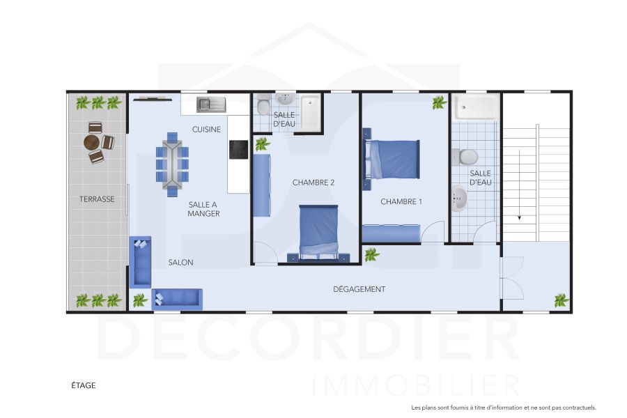 Pereybere Appartement 3&nbsp;pièces 90&nbsp;m² Location