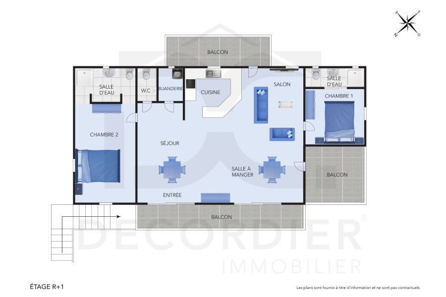 Pereybere Appartement 3&nbsp;pièces 135&nbsp;m² Location