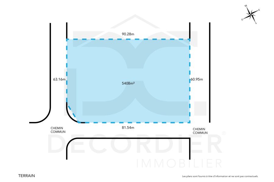 Saint Antoine Terrain 5408&nbsp;m² Vente