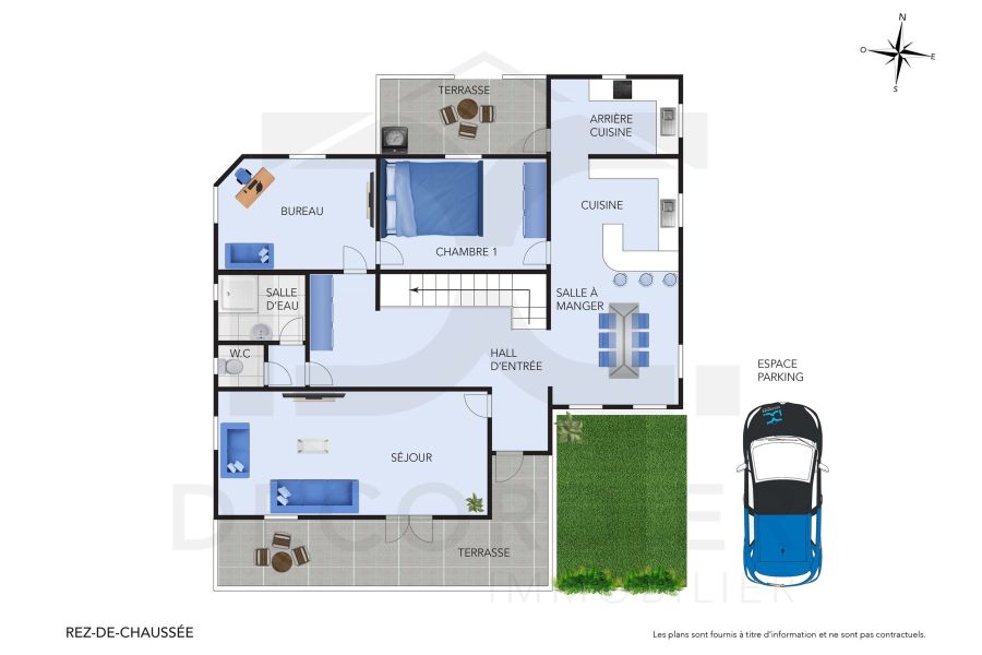 Baie du Tombeau House 7&nbsp;rooms 179&nbsp;m² Rental