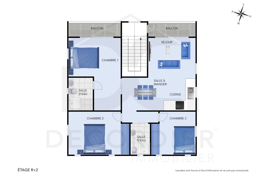Trou aux Biches Appartement 4&nbsp;pièces 96&nbsp;m² Vente