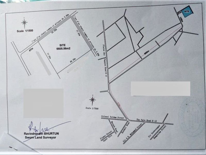 land for sale on Grand Baie Grand Baie Land 6605.56 m² Sale