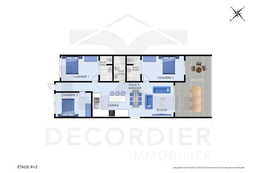 Pereybere Appartement 4&nbsp;pièces 110&nbsp;m² Location