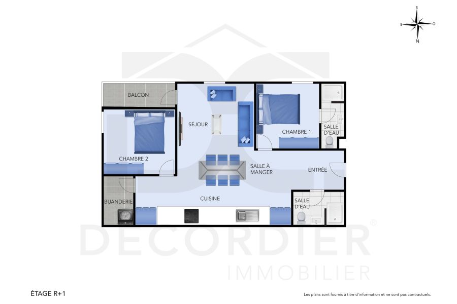 Ebène Apartment 3&nbsp;rooms 83&nbsp;m² Rental