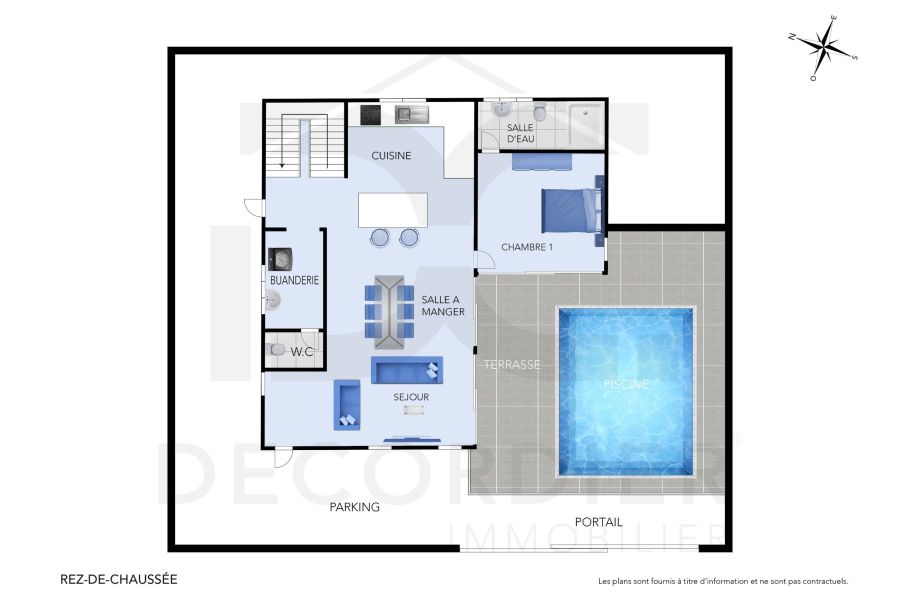 Trou aux Biches House 6&nbsp;rooms 192&nbsp;m² Rental