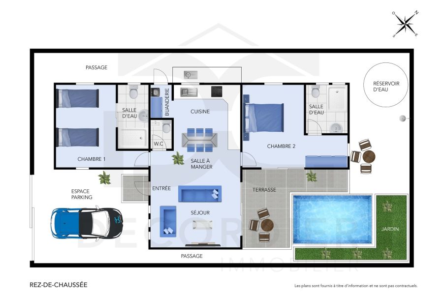 Pereybere House 4&nbsp;rooms 92.7&nbsp;m² Rental